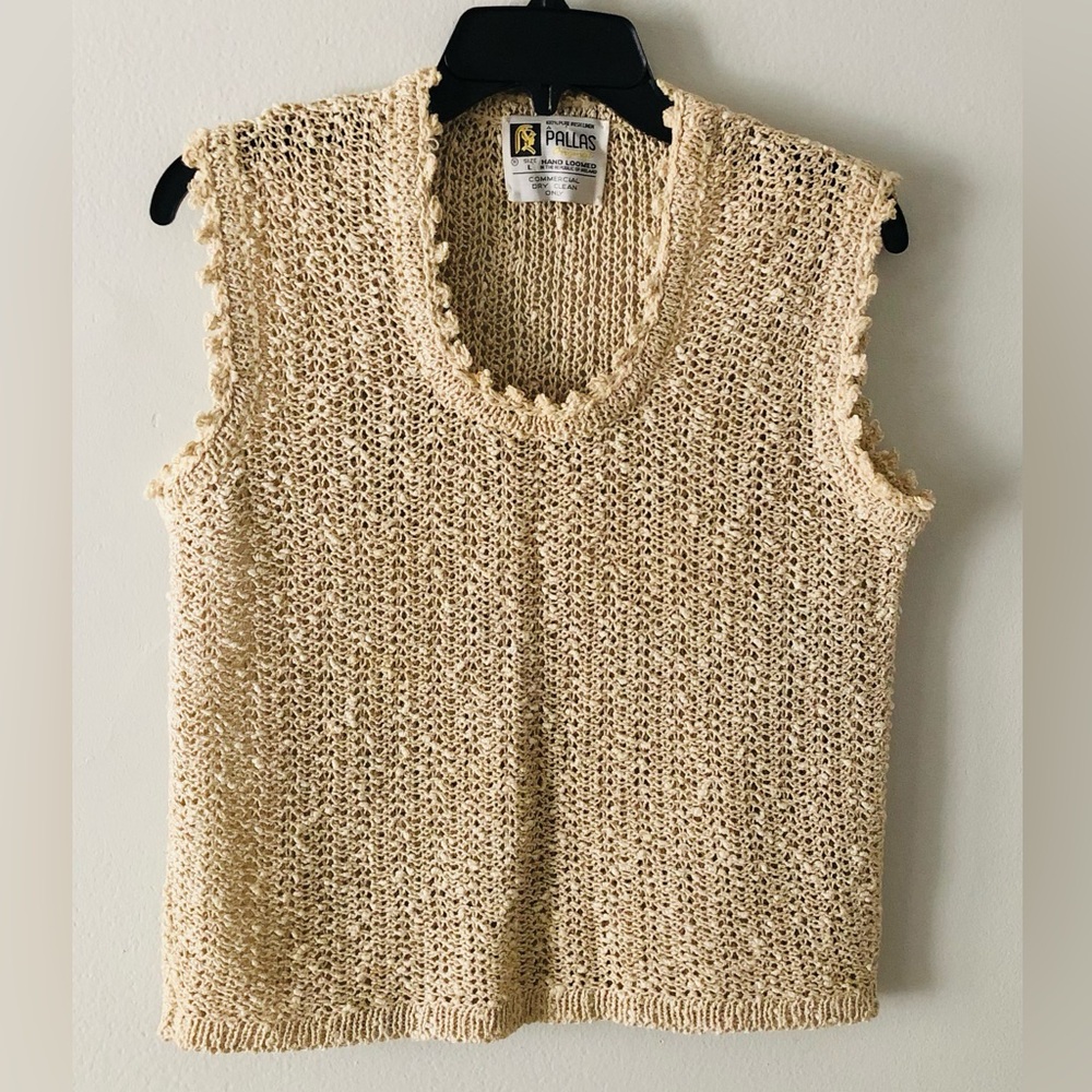 🔥 Pallas Irish Linen Hand Loomed Sleeveless Top